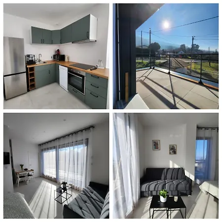 Lumineux Avec Grande Terrasse Et Vue Lac, Parking Prive アパート リュグラン