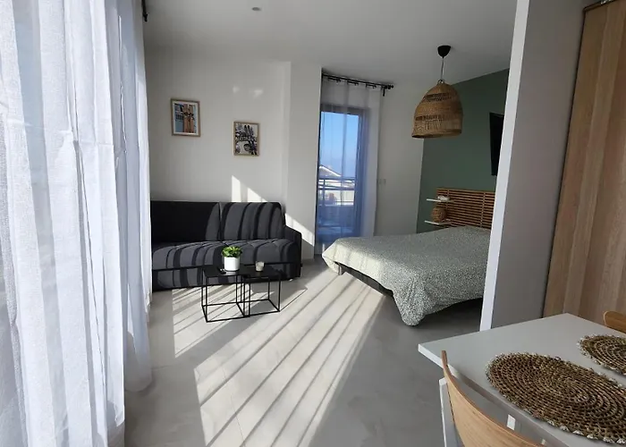 Appartamento Lumineux Avec Grande Terrasse Et Vue Lac, Parking Privé