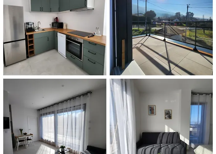 Lumineux Avec Grande Terrasse Et Vue Lac, Parking Privé Appartamento Lugrin